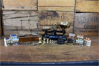 2 Scale sets, weights, Royal Crown Derby