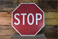 Metal STOP sign