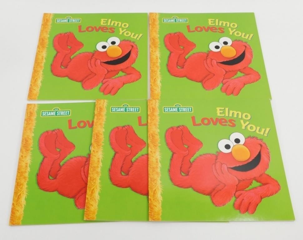 5 New Elmo Softcover Books