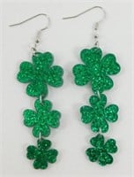 Lightweight Acrylic St. Patrick's Day Earrings