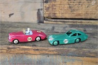 2 x Dinky 1:43 1950's Cars. Sunbeam, Bristol