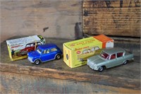 Dinky 1:43 145 Singer Vogue and 183 Morris Mini