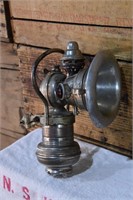 Vintage Car Lamp With Red Diamonds