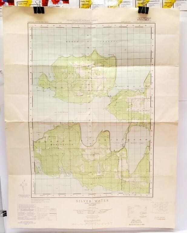 1972 District of Manitoulin Map 28" x 44"
