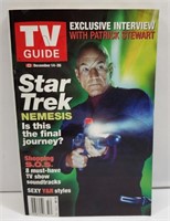 Dec 14th 2002 TV Guide Patrick Stewart STAR TREK