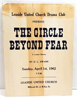 1962 Poster from Leaside United Church  [87100