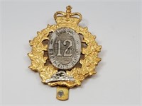 12e Regiment Cap Badge