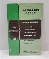 Operator's Manual John Deere 1 Row Crop Cultivator