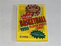 1990 Fleer NBA Basketball Sealed Wax Pack