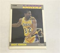 1987 Magic Johnson Fleer Basketball Card MINT