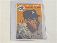 1954 Andy Carey Topps Baseball Card