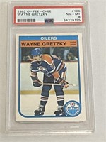 1982 Wayne Gretzky O-Pee-Chee PSA 8 Hockey Card