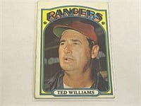 1972 Ted Williams Topps Baseball Card