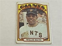 1972 Willie Mays Topps Baseball Card