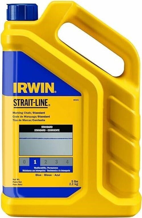 IRWIN STRAIT-LINE Marking Chalk, Standard, Blue, 5