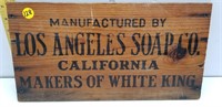 LOS ANGELES SOAP CO SIGN FROM A CRATE-14X8