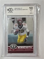 2006 Sage Hit #22 Laurence Maroney Rookie BCCG 10!