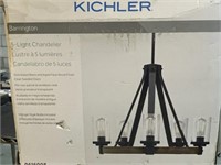 Kichler 5-Light Chandelier (Missing Glass)