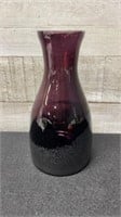 Vintage 6" Hand Blown Glass Vase