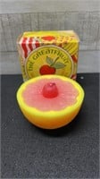 Vintage 1974 The Grapefruit Candle