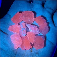 117 Carat Sunning Fluorescent Kunzite Raw crystals