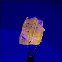 13 Carat Terminated Fluorescent Scapolite  Crystal