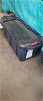 Huskey Plastic Tote with Wheels