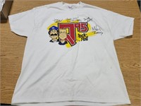 Autographed Q 95 T Shirt see Sz & Condition