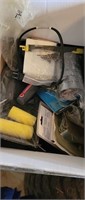 Box Lot - Electrical, Paint Roller, Misc. Tools
