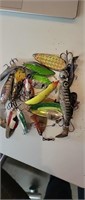 Assorted Lures in bag and box