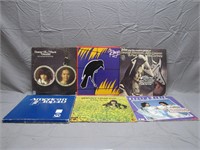 6Vintage Assorted Vinyl Records
