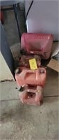 Lot of 4 Gas Cans