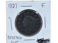 1827 Rotated Die Large Cent