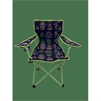 Ozark Trail Camping Chair  Neon Green and Blue