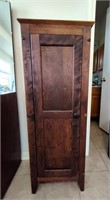 Vintage Solid Wood 4 Shelf Cabinet
