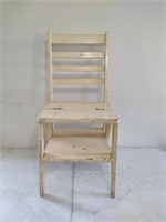Vintage Wooden Chair/ Step Stool