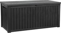YITAHOME 180G Outdoor Storage Box  Black