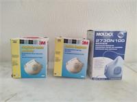 2 Boxes 3M N95 Masks & Moldex 2730N Masks