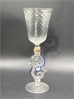 Trionfo Style Venetian Drinking Glass