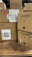 1 LOT OF (4) ASSORTED LIGHTING INCLUDING (1)GOLD