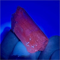 47  Carat Transparent Fluorescent Kunzite Crystal