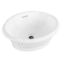 1 Winfield Products 15.75'' White Ceramic Oval