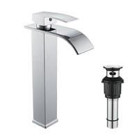 1 Chrome Vessel Sink Faucet Single-handle