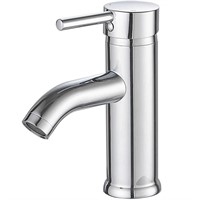 1 Single Hole Single-Handle Bathroom Faucet With