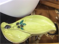 Two piece olive dish