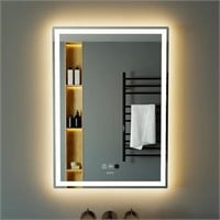 1 KWW 20 x 28 Inch LED Bathroom Vanity Mirror