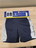 Champions - Boys 2 Pack Shorts Size 5/6