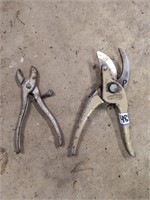 Pruning cutters and hog nose pliers