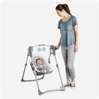 Graco Slim Spaces Baby Swing  Gray  1 Size