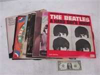 Lot of 33 RPM Vinyl Records - The Beatles, David